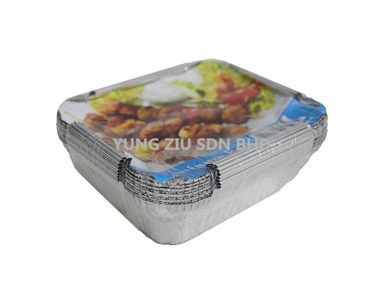 150*120*50MM10PCS ALUMINUM FOIL PLATE